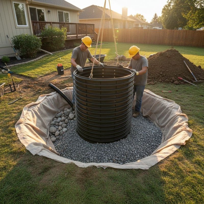 Lawn Drains Installation