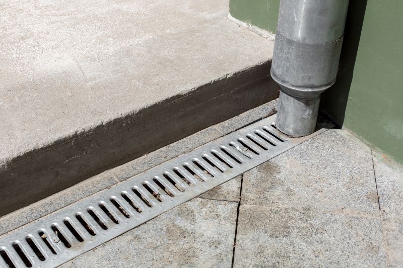 Concrete Patio Drainage Service detail