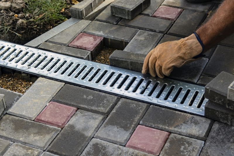 Concrete Patio Drainage Service detail