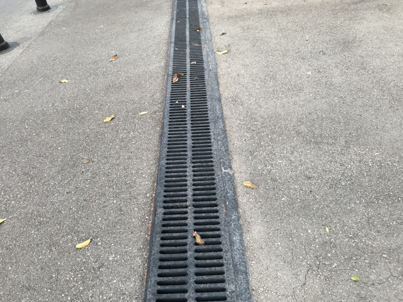 Concrete Patio Drainage Service detail